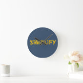Horloge Ronde Simplifier (Maison)
