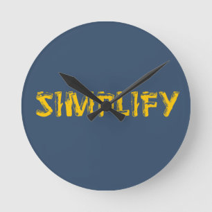 Horloge Ronde Simplifier