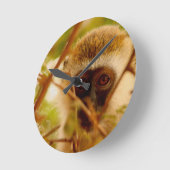 Horloge Ronde Singe Cheeky. (Angle)
