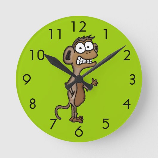 Horloge Ronde Singe de ondulation (Recto)