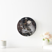 Horloge Ronde Singe souriant (Maison)