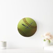 Horloge Ronde Single de softball (Maison)