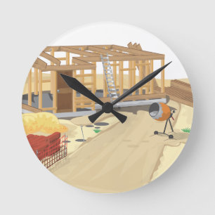 Horloge Ronde Site de construction
