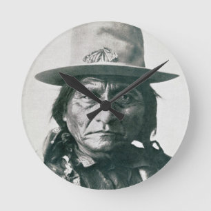 Horloge Ronde Sitting Bull