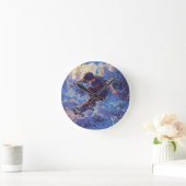 Horloge Ronde Skateboard Surfing - Skateboarder Design (Maison)