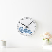 Horloge Ronde Skeleton BetsyLou avec livre (Maison)