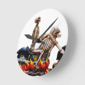 Horloge Ronde Skeleton Rider (Angle)