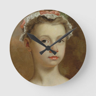Horloge Ronde Sketch of a Young Girl, c.1730-40 (oil on canvas)