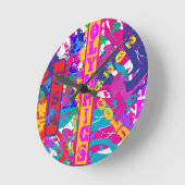 HORLOGE RONDE SKI OLYMPIQUE (Angle)