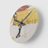 Horloge Ronde Skier, c.1909 (Angle)