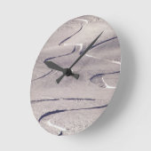 Horloge Ronde Sking Tracks (Angle)