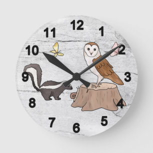 Horloge Ronde Skunk
