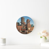 Horloge Ronde Skyline de Boston (Maison)