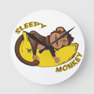 Horloge Ronde Sleepy