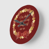 Horloge Ronde Sleigh Ride (Angle)