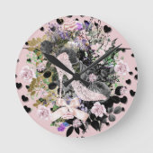 Horloge Ronde Slipper de contes de fées (Recto)