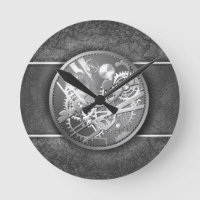 Sliver steampunk watch gears