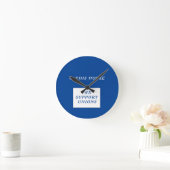 Horloge Ronde Slogan syndical (Maison)