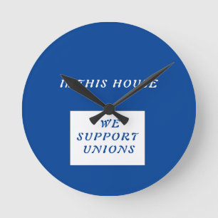 Horloge Ronde Slogan syndical