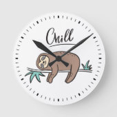 Horloge Ronde Sloth dit "Chill" (Recto)