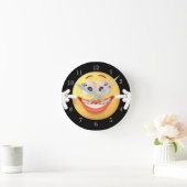 Horloge Ronde Smiling emoji (Maison)