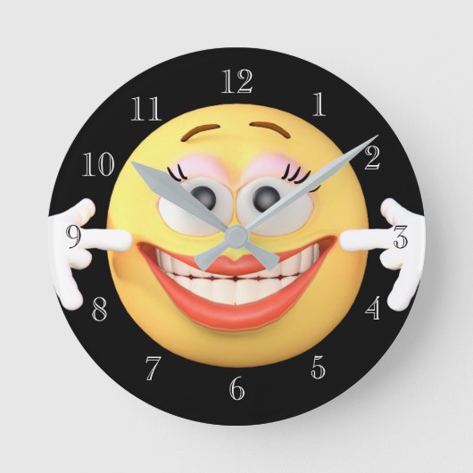 Horloge Ronde Smiling emoji (Recto)