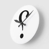 Horloge Ronde sNARK mARK {ironicon} (Angle)