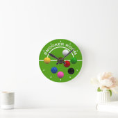 Horloge Ronde Snooker Players Snooker Room (Maison)