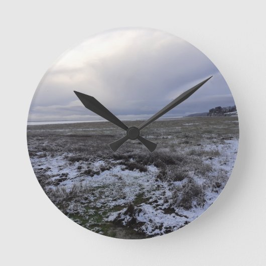 Horloge Ronde Snow Across (Recto)