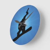 Horloge Ronde Snowboard Outlaw (Angle)