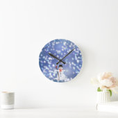 Horloge Ronde Snowman (Maison)