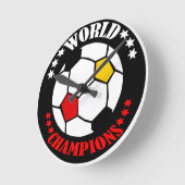 HORLOGE RONDE SOCCER (Angle)