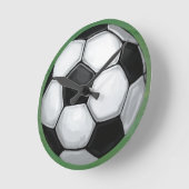 Horloge Ronde Soccer Ball (Angle)