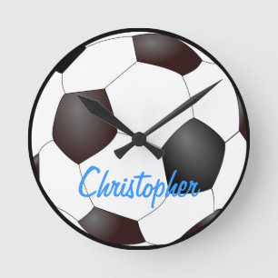 Horloge Ronde Soccer Ball