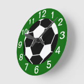 Horloge Ronde Soccer clock (Angle)