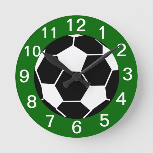 Horloge Ronde Soccer clock (Recto)