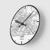 Horloge Ronde Sofia Clock City Line Art (Angle)