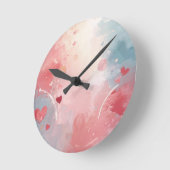 Horloge Ronde Soft Heartscape (Angle)