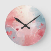 Horloge Ronde Soft Heartscape (Recto)