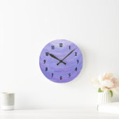 Horloge Ronde Soleil pourpre (Maison)