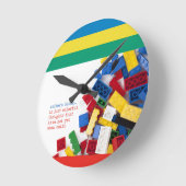 Horloge Ronde Solution du bloc de l'auteur créatif (Angle)