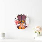 Horloge Ronde Son d'amour hakuna matata valentine (Maison)