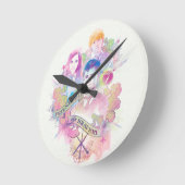 Horloge Ronde Sortilège Harry Potter | Harry, Hermione et Ron da (Angle)