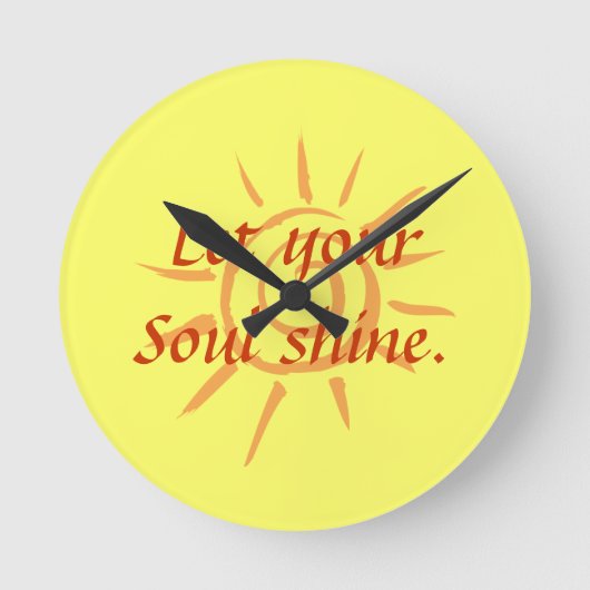 Horloge Ronde Soul Shine (Recto)