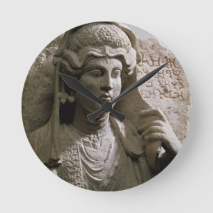 Horloge Ronde Soulagement de tombe de buste de portrait, romain,