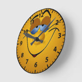 Horloge Ronde sourire (Angle)