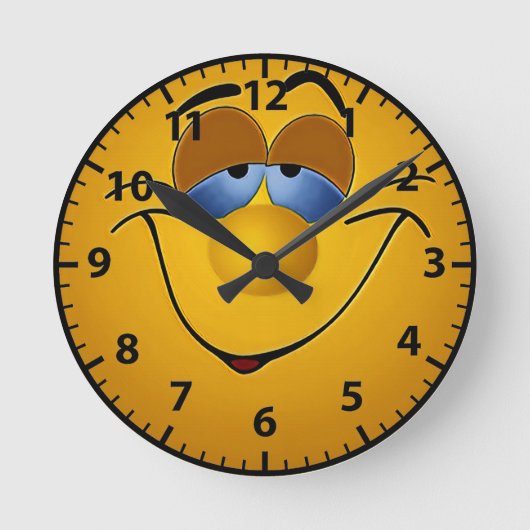 Horloge Ronde sourire (Recto)