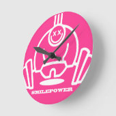 Horloge Ronde Sourire (Angle)