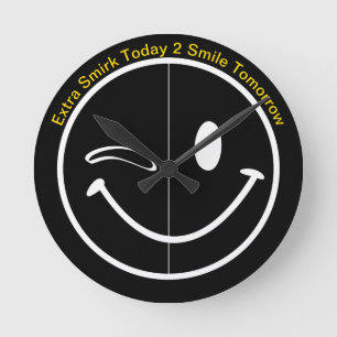 Horloge Ronde Sourire aux sourires
