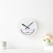 Horloge Ronde Sourire de chat de Cheshire (Maison)